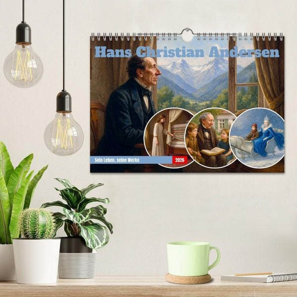 Produktbild: Hans Christian Andersen. Sein Leben, seine Werke (Wandkalender 2026 DIN A4 quer), CALVENDO Monatskalender