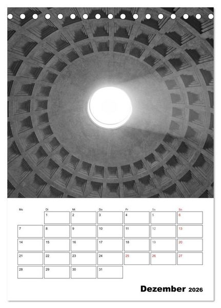 Produktbild: Die ewige Stadt Rom (Tischkalender 2026 DIN A5 hoch), CALVENDO Monatskalender