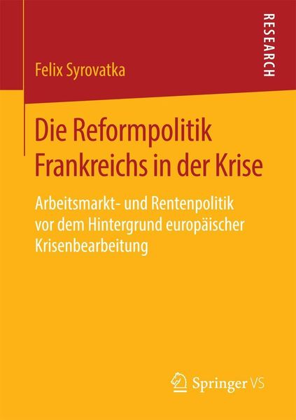 Produktbild: Die Reformpolitik Frankreichs in der Krise