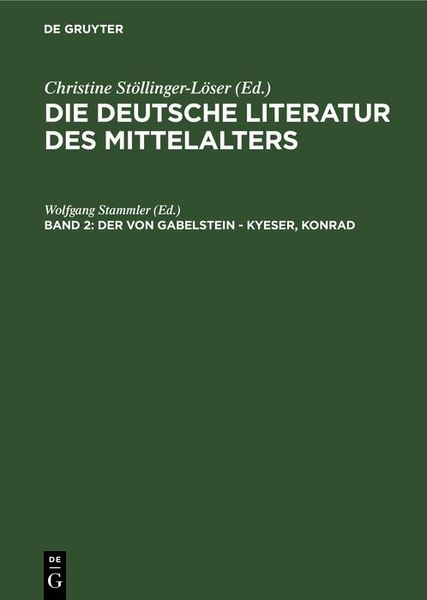 Produktbild: Der von Gabelstein - Kyeser, Konrad