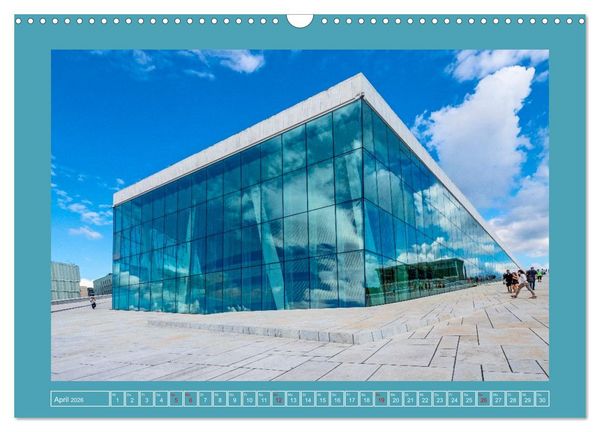 Produktbild: Oslo - Stadt am Fjord (Wandkalender 2026 DIN A3 quer), CALVENDO Monatskalender