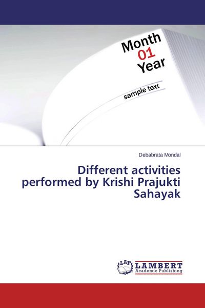 Produktbild: Different activities performed by Krishi Prajukti Sahayak