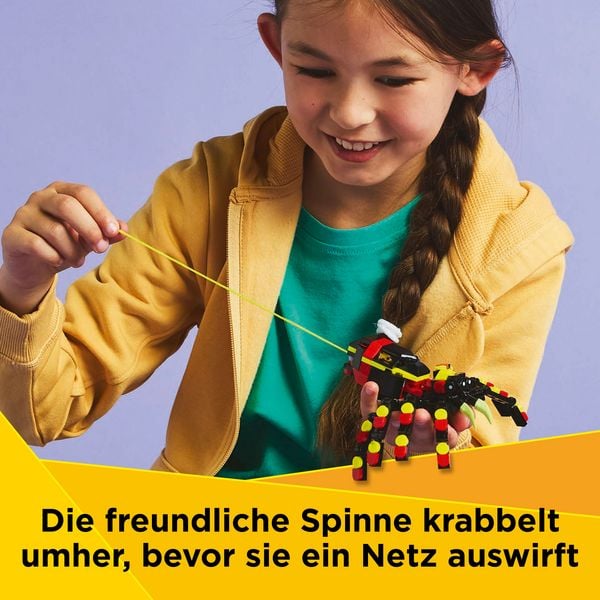 Produktbild: LEGO Creator 3in1 Wilde Tiere: &Uuml;berraschungsspinne - 3 Modelle 31159