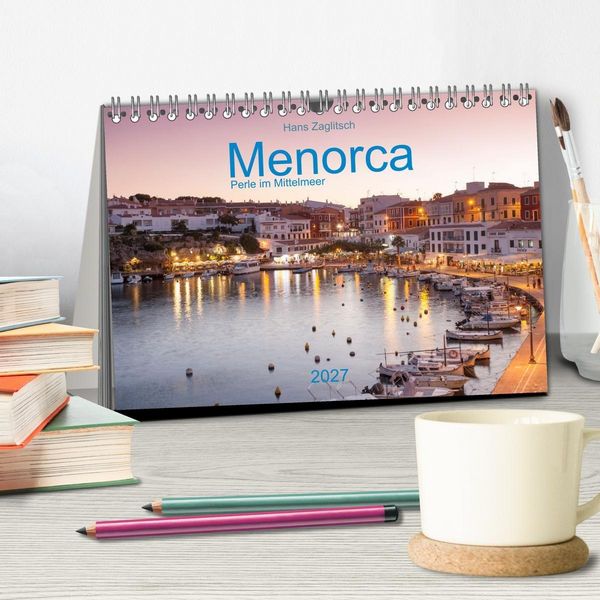Produktbild: Menorca - Perle im MIttelmeer (Tischkalender 2027 DIN A5 quer), CALVENDO Monatskalender