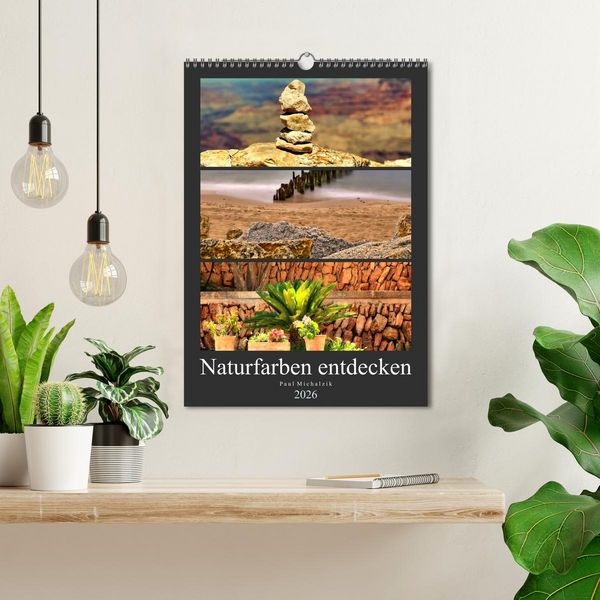 Produktbild: Naturfarben entdecken (Wandkalender 2026 DIN A3 hoch), CALVENDO Monatskalender