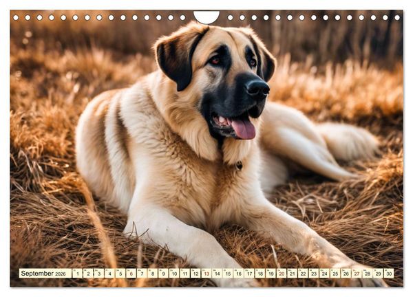 Produktbild: Kangal - der starke Herdenschutzhund (Wandkalender 2026 DIN A4 quer), CALVENDO Monatskalender