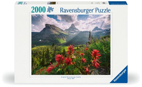 Produktbild: Erwachsenenpuzzle 2000 Teile - Unber&uuml;hrte Berge