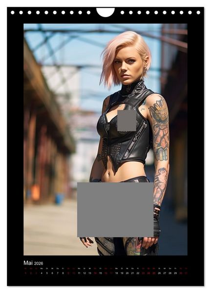 Produktbild: Cybergirls (Wandkalender 2026 DIN A4 hoch), CALVENDO Monatskalender