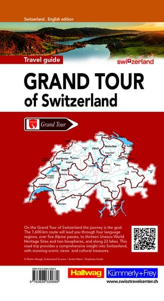 Produktbild: Hallwag Reisef&uuml;hrer Grand Tour of Switzerland, englische Ausgabe