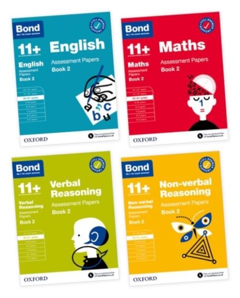 Bond 11+: Assessment Papers Book 2 Age 10-11 Years Bundle: English, Maths, Non-verbal Reasoning, Verbal Reasoning (for GL Assessment & other 11 plus