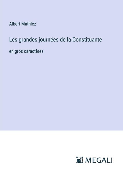 Produktbild: Les grandes journ&eacute;es de la Constituante