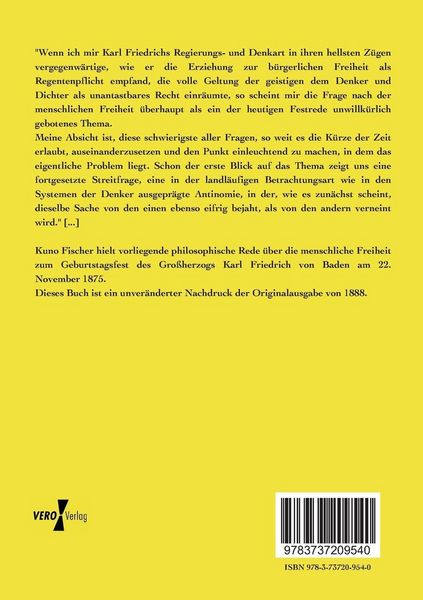 Produktbild: &Uuml;ber die menschliche Freiheit