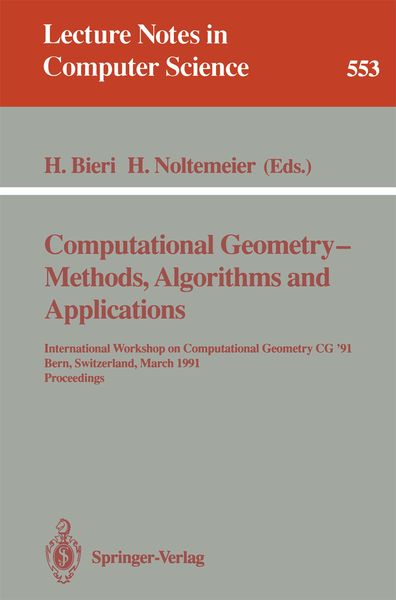Produktbild: Computational Geometry - Methods, Algorithms and Applications