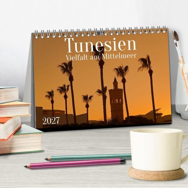Produktbild: Tunesien Vielfalt am Mittelmeer (Tischkalender 2027 DIN A5 quer), CALVENDO Monatskalender