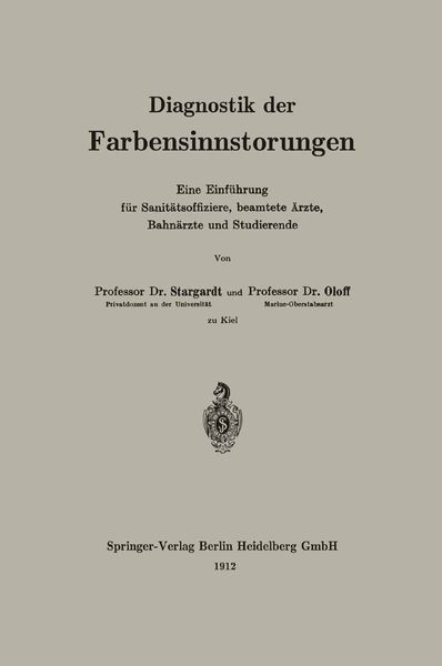 Produktbild: Diagnostik der Farbensinnst&ouml;rungen