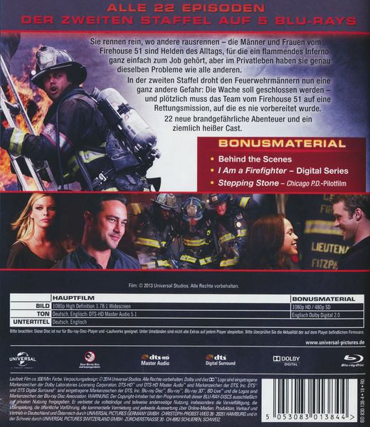 Produktbild: Chicago Fire - Staffel 2 [5 BRs]