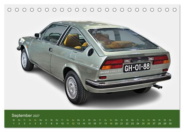 Produktbild: Italienische Klassiker (Tischkalender 2027 DIN A5 quer), CALVENDO Monatskalender
