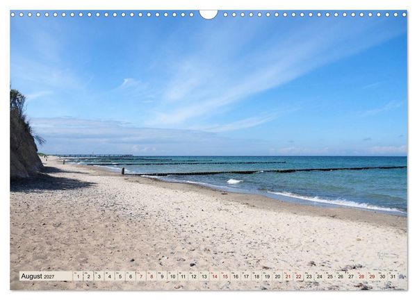 Produktbild: Ostseebad Wustrow K&uuml;stenimpressionen (Wandkalender 2027 DIN A3 quer), CALVENDO Monatskalender