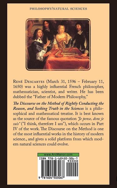 Produktbild: Discourse on the Method of Rightly Conducting the Reason, and Seeking Truth in the Sciences