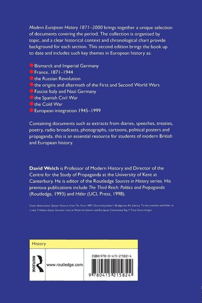 Produktbild: Modern European History, 1871-2000