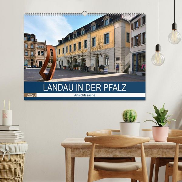 Produktbild: Landau in der Pfalz - Ansichtssache (Wandkalender 2026 DIN A2 quer), CALVENDO Monatskalender