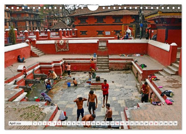 Produktbild: LALITPUR, die alte K&ouml;nigsstadt (Wandkalender 2026 DIN A4 quer), CALVENDO Monatskalender