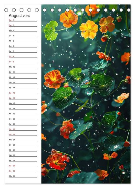 Produktbild: Kr&auml;uterfrische (Tischkalender 2026 DIN A5 hoch), CALVENDO Monatskalender