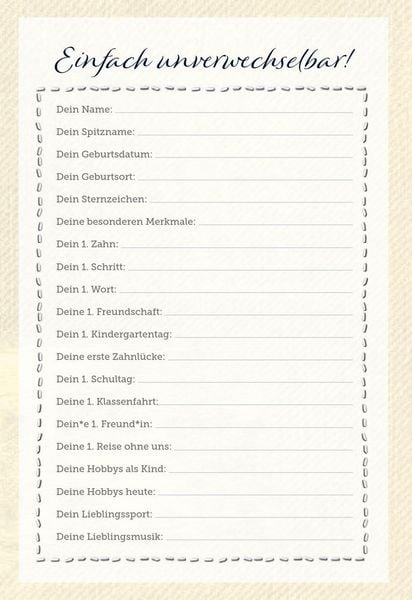 Produktbild: Von null auf 18! Deine Kindheit und Jugend