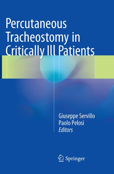 Produktbild: Percutaneous Tracheostomy in Critically Ill Patients