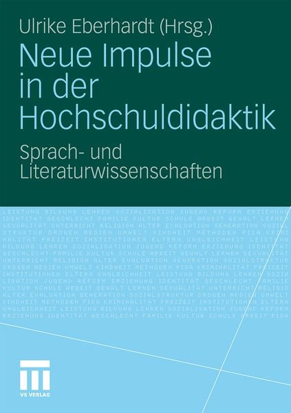 Neue Impulse in der Hochschuldidaktik, Taschenbuch von Cecile Sandten , Ulrike Eberhardt, VS Verlag für Sozialwissenschaften, 9783531155586