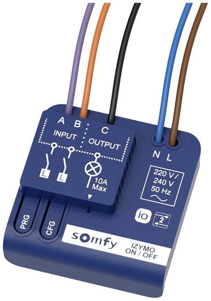 Produktbild: Somfy io (Izymo) 1822649 Funk-Alarmanlagen-Erweiterung Funk-Empf&auml;nger