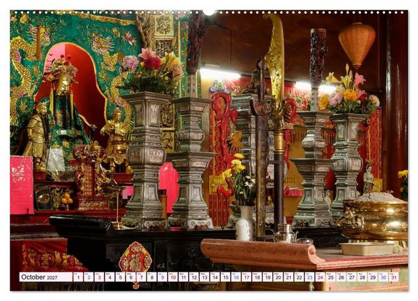 Produktbild: Malaysia &ndash; Between Rainforest, Temples and the Skyline of Kuala Lumpur (High Quality Premium Wall Calendar 2027 DIN A2 landscape),CALVENDO 12 Month Wall Calendar
