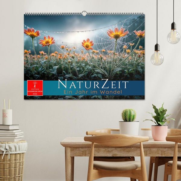 Produktbild: Naturzeit - Ein Jahr im Wandel (Wandkalender 2026 DIN A2 quer), CALVENDO Monatskalender