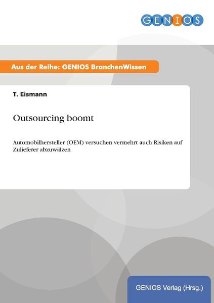 Produktbild: Outsourcing boomt