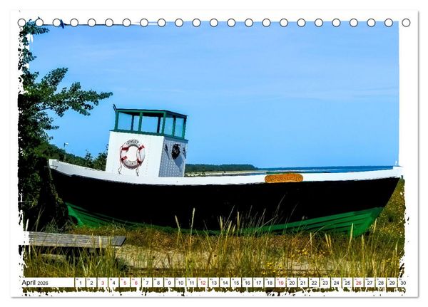 Produktbild: Zingst Sehnsucht nach Meer (Tischkalender 2026 DIN A5 quer), CALVENDO Monatskalender