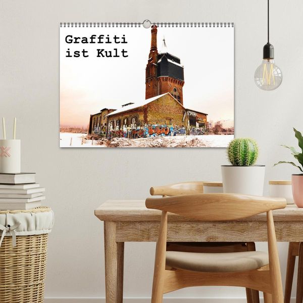 Produktbild: Graffiti ist Kult (Wandkalender 2026 DIN A3 quer), CALVENDO Monatskalender