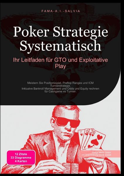 Produktbild: Poker Strategie Systematisch: Ihr Leitfaden f&uuml;r GTO und Exploitative Play