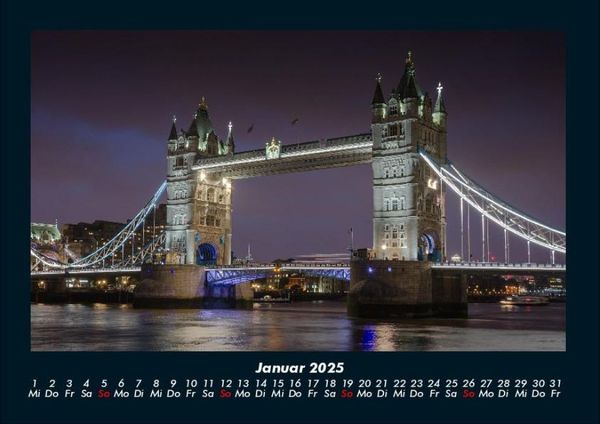 Produktbild: London 2025 Fotokalender DIN A4