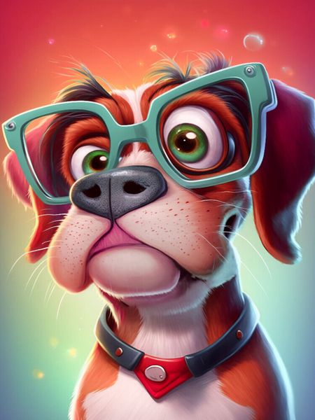 Produktbild: CALVENDO Puzzle Wuff der beste Freund des Menschen | 1000 Teile Lege-Gr&ouml;&szlig;e 64x48cm Foto-Puzzle f&uuml;r gl&uuml;ckliche Stunden