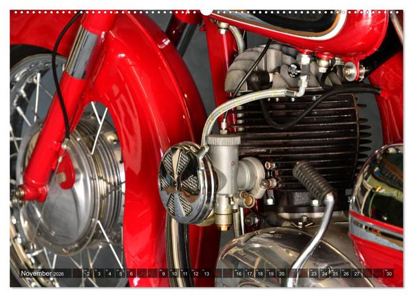 Produktbild: Puch 250 SGS Motorrad - Oldie aus &Ouml;sterreich (Wandkalender 2026 DIN A2 quer), CALVENDO Monatskalender