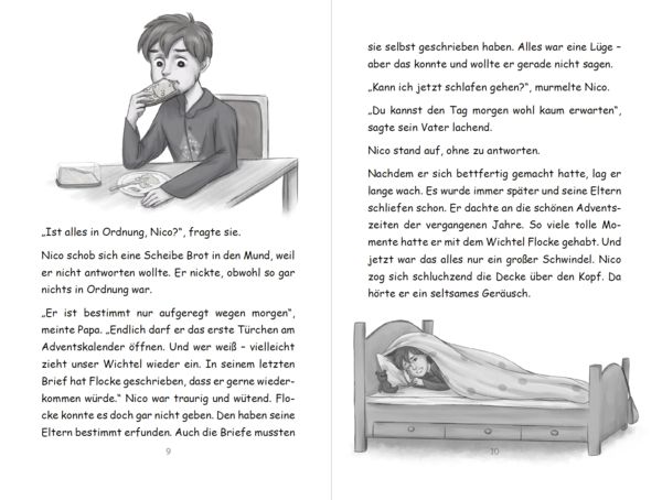 Produktbild: Wichtel-Adventskalender-Buch | Eine magische Wichtelgeschichte f&uuml;r Kinder von 4 bis 10 Jahren | Nico und Flocke im Land der Wichtel | Zum Vorlesen & Selbstlesen im Advent | F&uuml;r Erstleser
