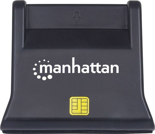 Produktbild: Manhattan 102025 USB-Smartcard/SIM Chipkartenleser