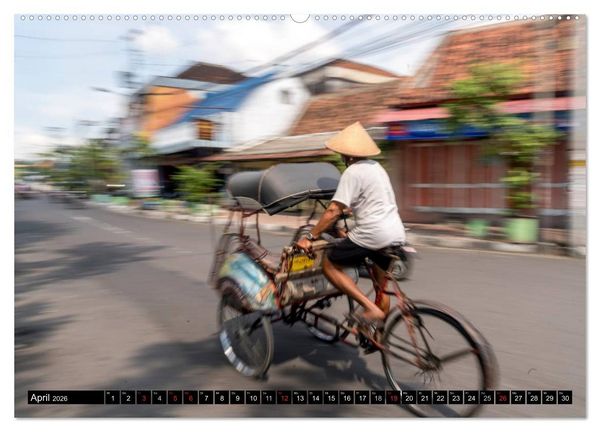 Produktbild: Yogyakarta - Indonesien (hochwertiger Premium Wandkalender 2026 DIN A2 quer), Kunstdruck in Hochglanz