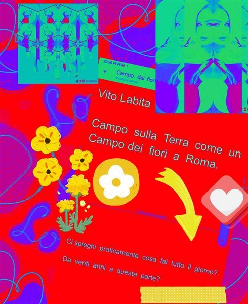Produktbild: Campo sulla Terra come un Campo dei fiori a Roma