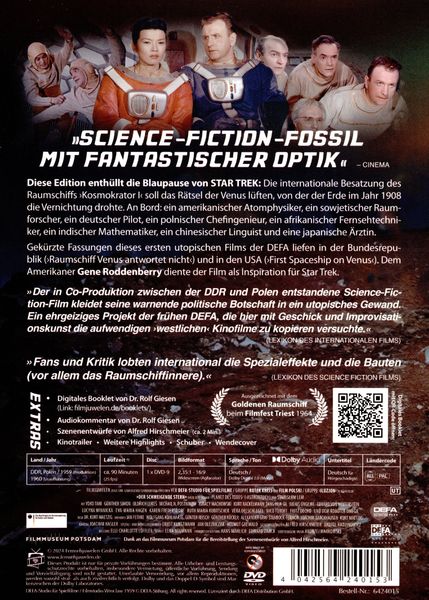 Produktbild: Der schweigende Stern (1959) (Filmjuwelen / DEFA Science Fiction)