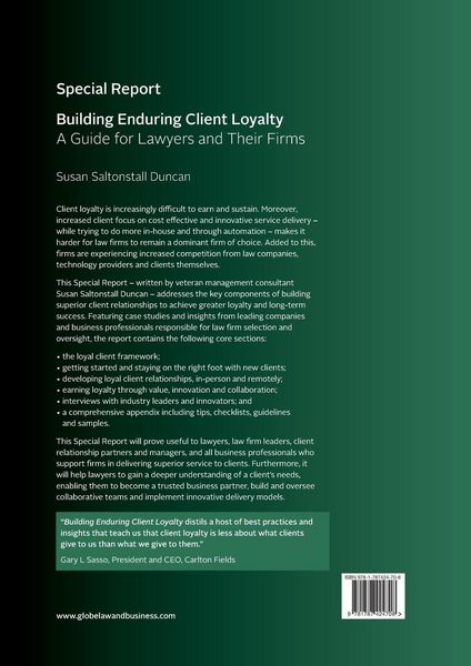 Produktbild: Building Enduring Client Loyalty