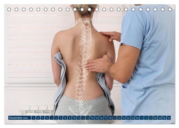 Produktbild: Chiropraktik - mit den H&auml;nden behandeln (Tischkalender 2026 DIN A5 quer), CALVENDO Monatskalender
