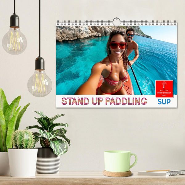 Produktbild: Stand up paddling - SUP (Wandkalender 2026 DIN A4 quer), CALVENDO Monatskalender