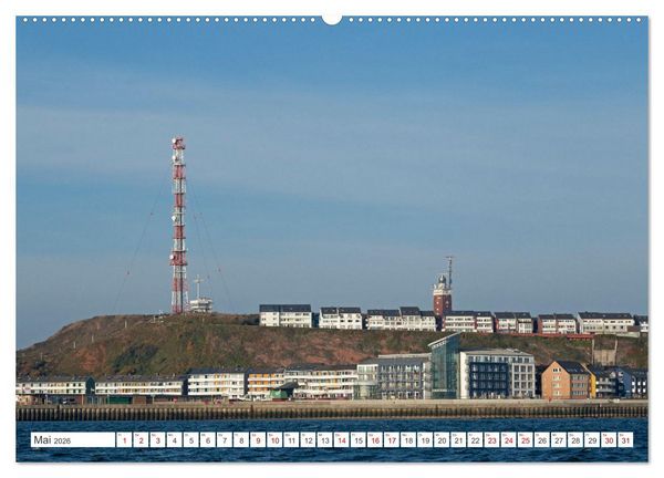 Produktbild: Helgoland - Hochseeinsel in der Nordsee (Wandkalender 2026 DIN A2 quer), CALVENDO Monatskalender