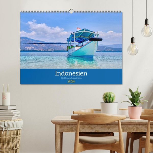 Produktbild: Indonesien - Die kleinen Sundainseln (Wandkalender 2026 DIN A2 quer), CALVENDO Monatskalender